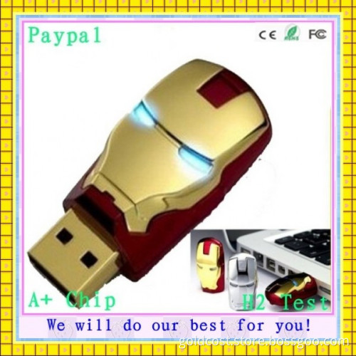 Full Capacity Iron Man 256GB USB Flash Drive (gc-674)